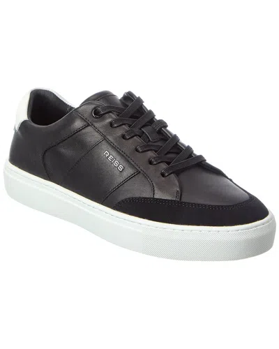 Reiss Ashton Calf Leather & Polyester Shoe In Multi