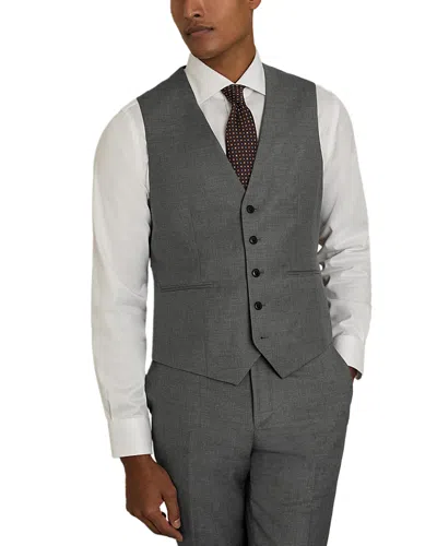 Reiss Aspire Modern Fit Suit Vest In Grey