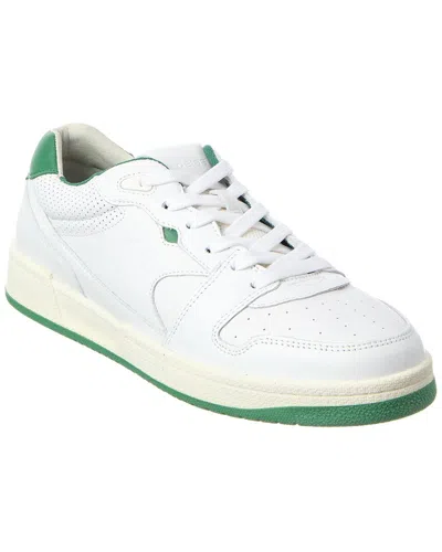 Reiss Astor-low Top Trainer Leather Sneaker In Animal Print