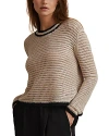 REISS ASTRID TIPPED STITCH SWEATER