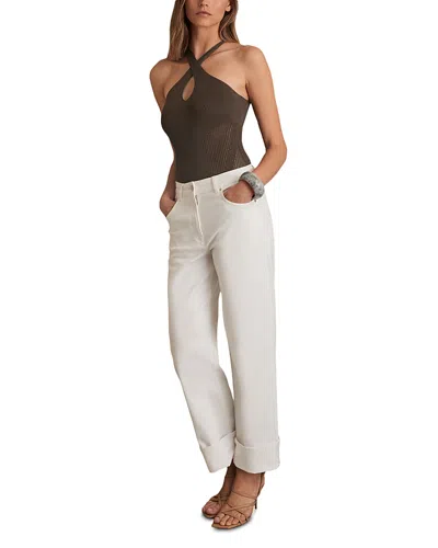 Reiss Asymmetric Neck Bodysuit
