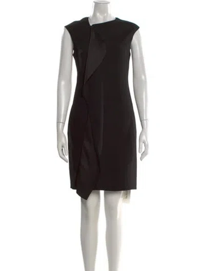 Pre-owned Reiss Asymmetrical Knee-length Dress In Multi