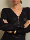 Reiss Atelier Black Vest In Black