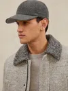 Reiss Atelier Mid Grey Hat In Gray