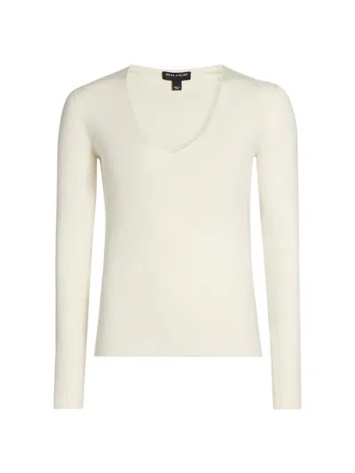 Reiss Atelier Women's Maeve Knit Silk-blend Top In Neutral