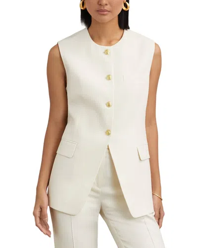 Reiss Athena Waistcoat In White