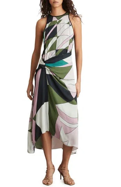 REISS REISS AVIA SLEEVELESS HIGH-LOW DRESS