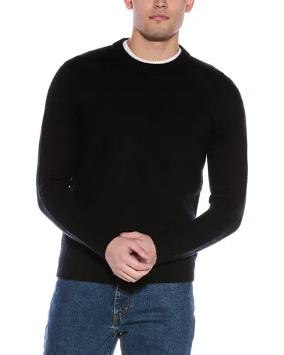 Reiss Avons Wool-blend Sweater In Black