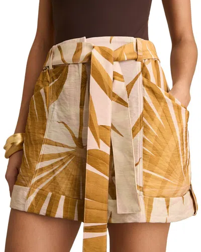 Reiss Avril Printed Short In Neutral