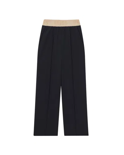 Reiss Ayana Logo Trouser In Blue