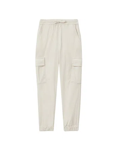 Reiss Kids' Aymos Fine Cord Cargo Pant In White