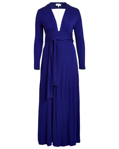 Reiss Bailey Maxi Dress In Blue