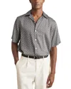 Reiss Barella Geo Wave Camp Shirt In Multi