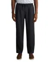 Reiss Barges Relaxed Fit Drawstring Pants In Black