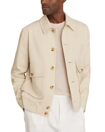 REISS BARRY REGULAR FIT JERSEY JACKET
