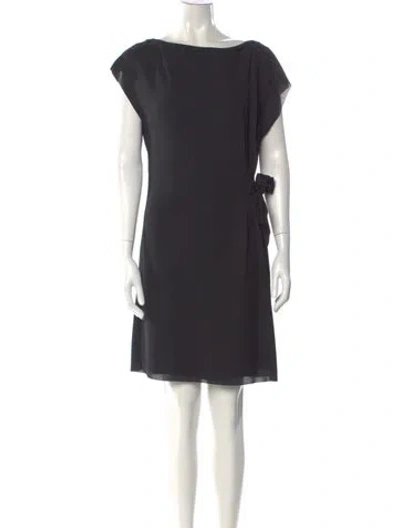 Pre-owned Reiss Bateau Neckline Knee-length Dress In Gray
