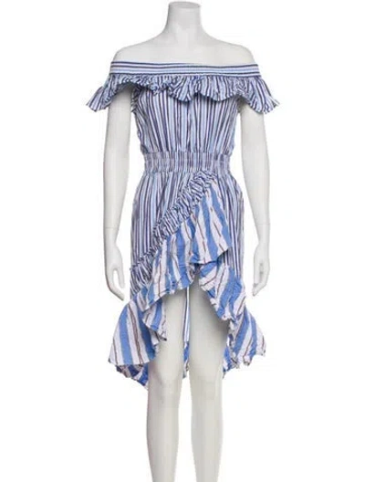 Pre-owned Reiss Bateau Neckline Knee-length Dress In Pink