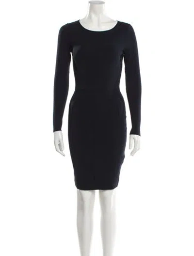 Pre-owned Reiss Bateau Neckline Mini Dress In Multi