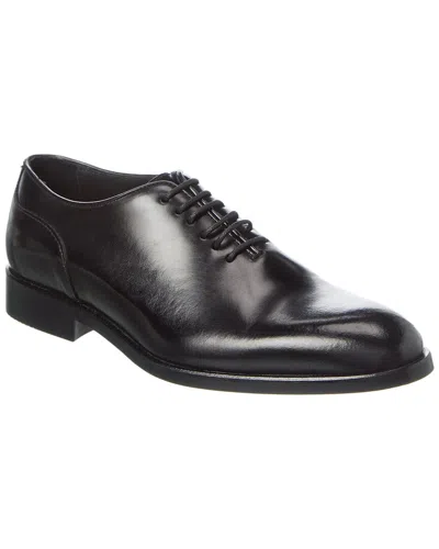 Reiss Bay Leather Oxford In Black