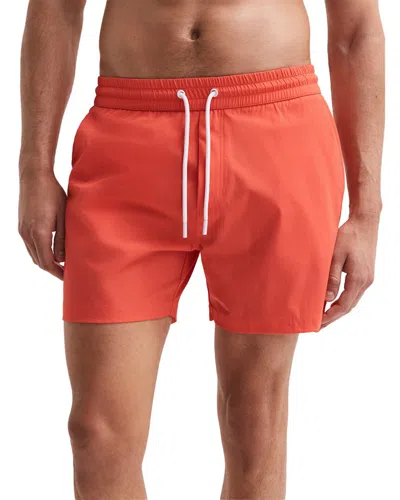 Reiss Beach Swim Short In Orange