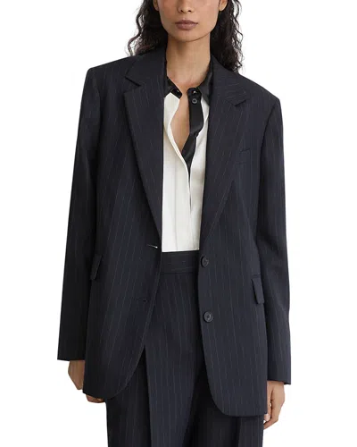 Reiss Beck Wool Two Button Blazer In Blue