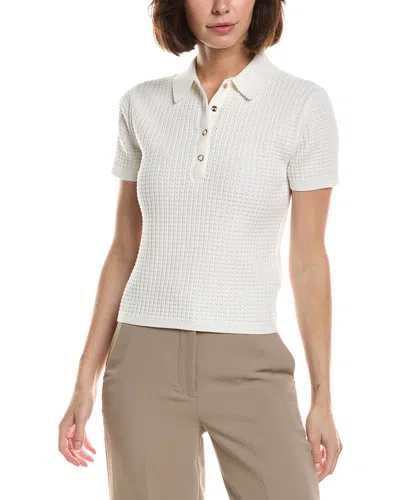Reiss Becky Knit Top In White