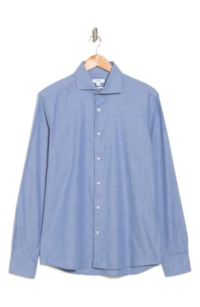 Reiss Belief Regular Fit Cotton Button-up Shirt In Soft Blue