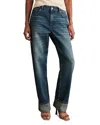 Reiss Belinda Mid Rise Straight Jeans In Mid Blue In Blue