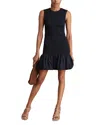 Reiss Womens Navy Belinda Shirred-bodice Cotton Mini Dress In Blue