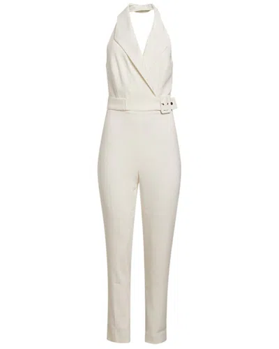 Reiss Belinda Tux Detail Jumpsuit In White