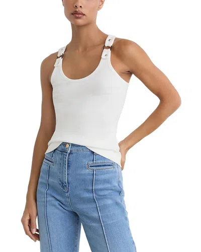 Reiss Bella Rib Knit Vest In White