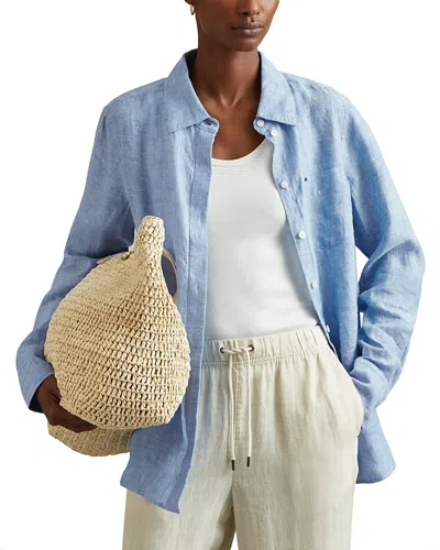 REISS BELLE LINEN SHIRT