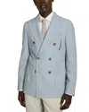 Reiss Belmont Double Breasted Textured Blazer