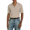 Reiss Berch Rib Polo In Neutral