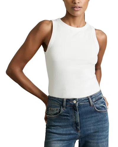 Reiss Betty Racerback Vest In White