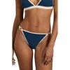 Reiss Bianca Contrast Trim Fixed Swimsuit In Multi