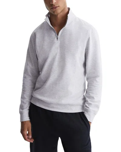 Reiss Bishop 1/2-zip Top In Blue