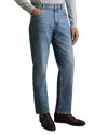 Reiss Bishopgate Straight Fit Jeans In Mid Blue Wash In Mid Blue Wash