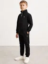 Reiss Black 3-9 Yrs Logo-embroidery Tracksuit Set