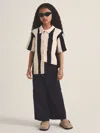 Reiss Black Clive 9-13 Yrs | Les 100 Ciels Stripe Knit Shirt