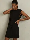 Reiss Chelsea Corset Jersey Dress In Black