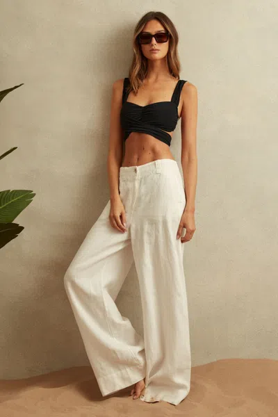 Reiss Black Wrap Design Bikini Top