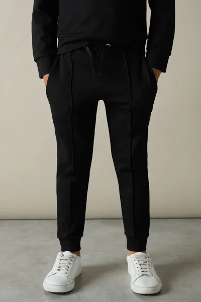 Reiss Black 3-9 Yrs Relaxed Drawstring Joggers