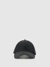Reiss Black Embroidered Logo Tech Baseball Cap