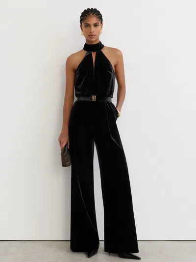 Reiss Black Jodie Jumpsuit
