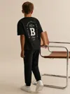 Reiss Black T-shirt In Black