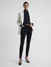 Reiss Black Mid Rise Skinny Jeans