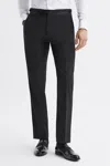 Reiss Black Modern Fit Tuxedo Trousers