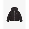 Reiss Black Myles Hooded Shell Puffer Jacket 3-9 In Black
