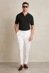 Reiss Duchie Merino Open Collar Polo Shirt
